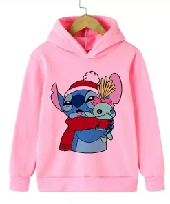 Pull de Noël Stitch Fille