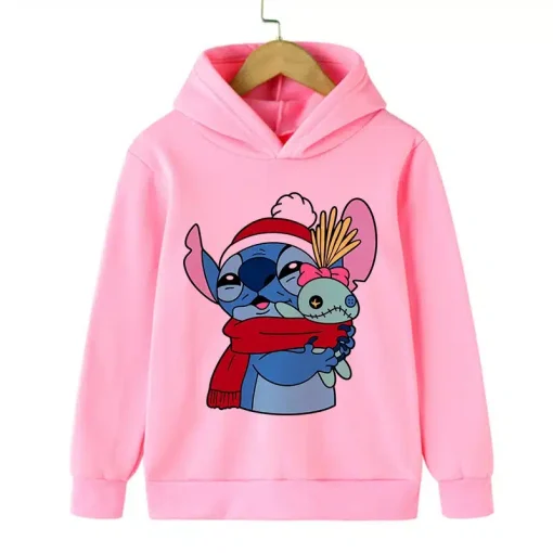 Pull de Noël Stitch Fille