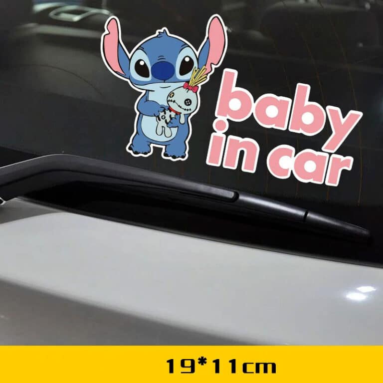 Stickers Stitch Voiture | Cadeau Stitch