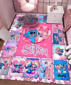 Tapis Stitch et Angel