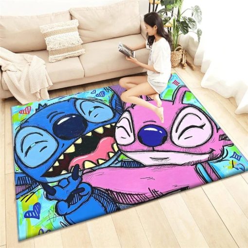 Tapis Stitch et Angel