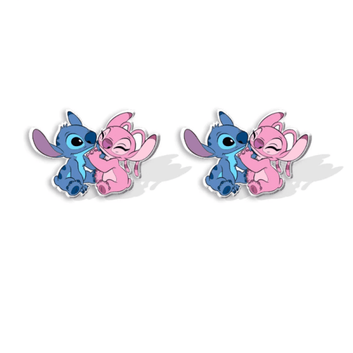 Boucles d'Oreilles Stitch et Angel