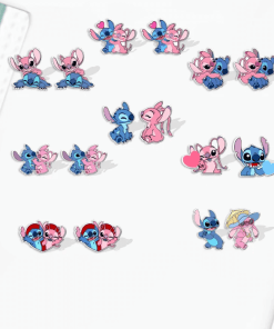 Boucles d'Oreilles Stitch et Angel