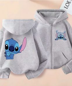 Gilet Stitch 11 gilet stitch gris enfant