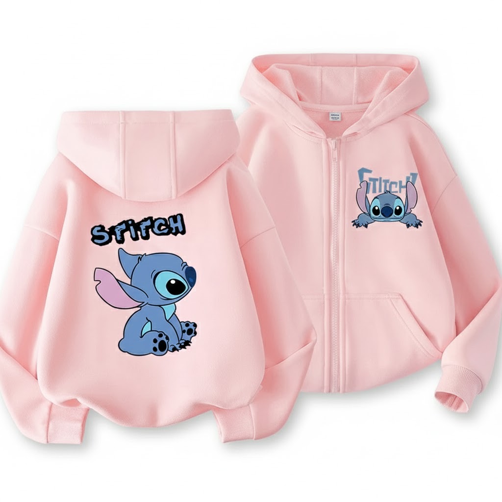gilet stitch rose enfant