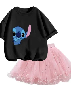 Ensemble Stitch Fille Jupe T-Shirt