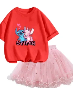 Ensemble Fille Stitch et Angel 9 Ensemble Fille Stitch et Angel