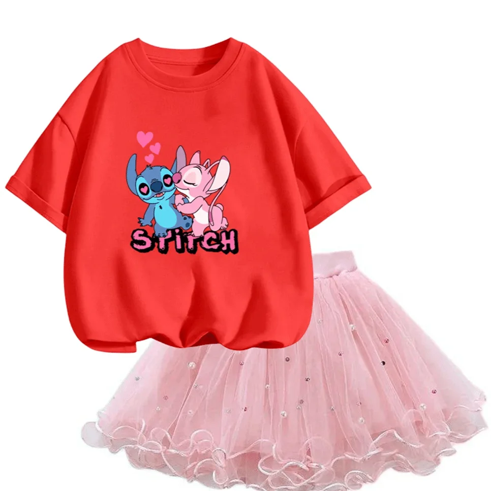 Ensemble Fille Stitch et Angel 5 Ensemble Fille Stitch et Angel