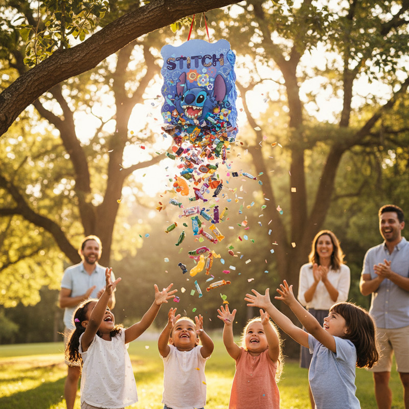 Pinata Stitch 5 Pinata Stitch bleu