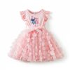 Robe Stitch Enfant rose avec Stitch et angel