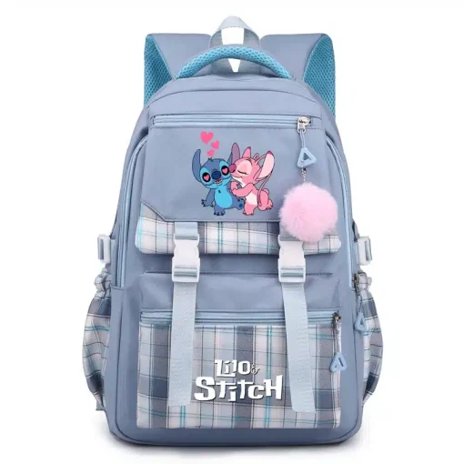 Sac d'École Stitch et Angel