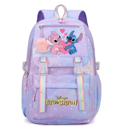 Sac à Dos Scolaire Stitch et Angel