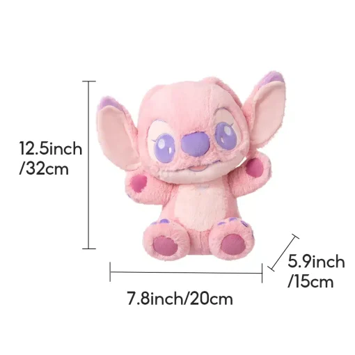 Peluche Stitch Rose Kawaii
