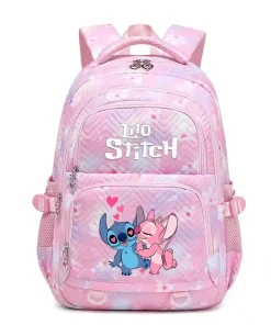 Sac à Dos Cartable Stitch et Angel