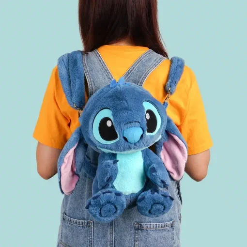 Sac à Dos Peluche Stitch Bleu