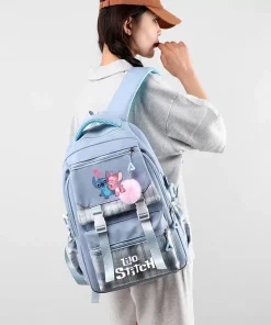 Sac d'École Stitch et Angel