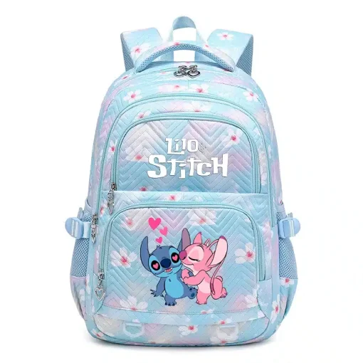 Sac à Dos Cartable Stitch et Angel