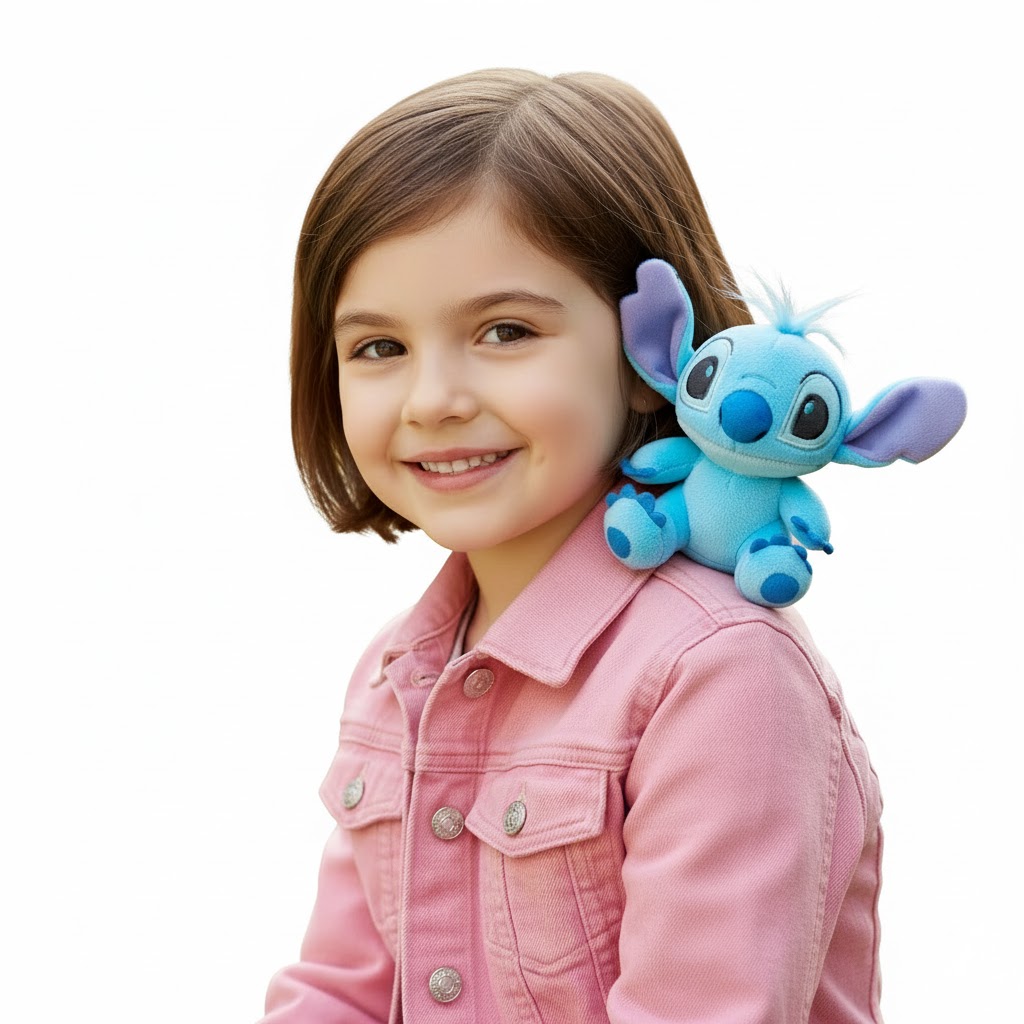 Stitch Aimant Épaule 4 Stitch disney bleu Aimant Épaule