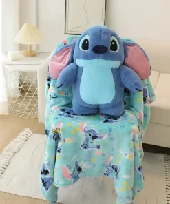 Peluche Stitch avec Couverture