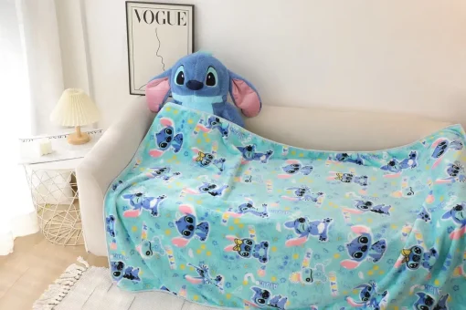 Peluche Stitch avec Couverture