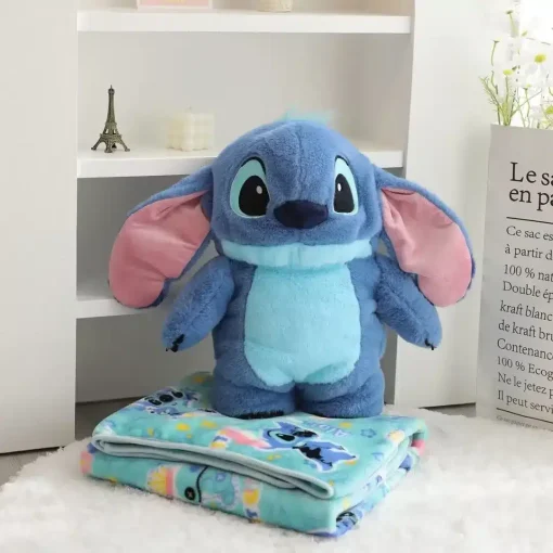 Peluche Stitch avec Couverture