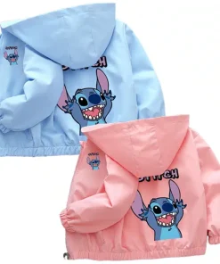 Veste Stitch Bleu