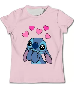 T-Shirt Stitch Fille 10 ans