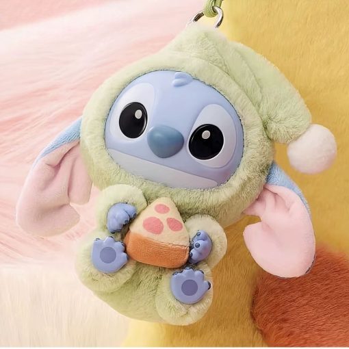 Crispy Pizza Labubu Stitch