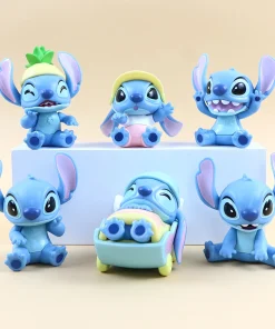 Figurines Stitch Disney lot de 6