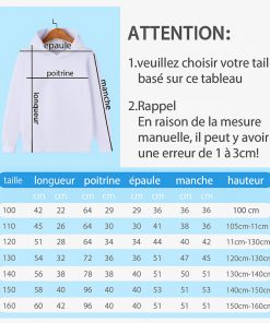 guide taille Pull Stitch Fille