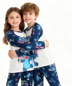 Pyjama Stitch bleu enfant