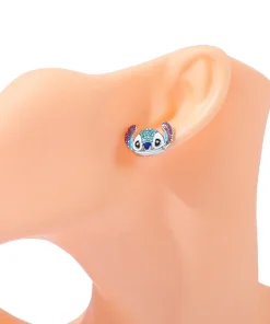 Boucles d'Oreilles Fille Stitch acier inox