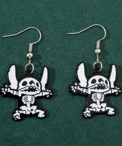 Bijoux Disney Stitch en version squelette pour Halloween
