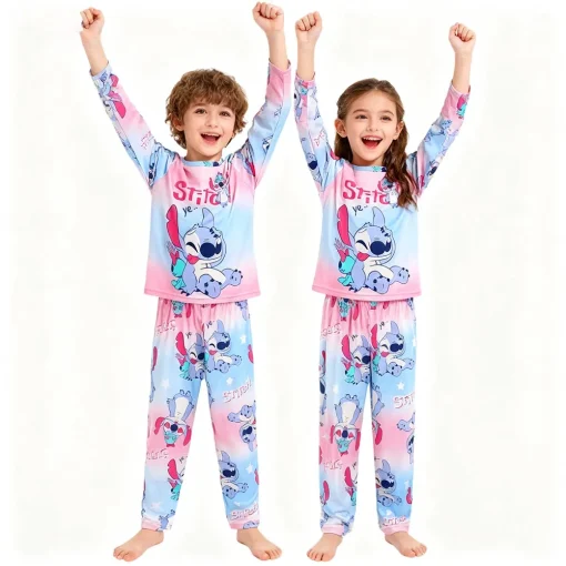 Pyjama Stitch et souillon Fille