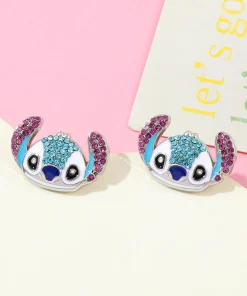 boucles oreilles stitch qui scintille