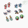Boucles d'Oreilles Stitch Noël