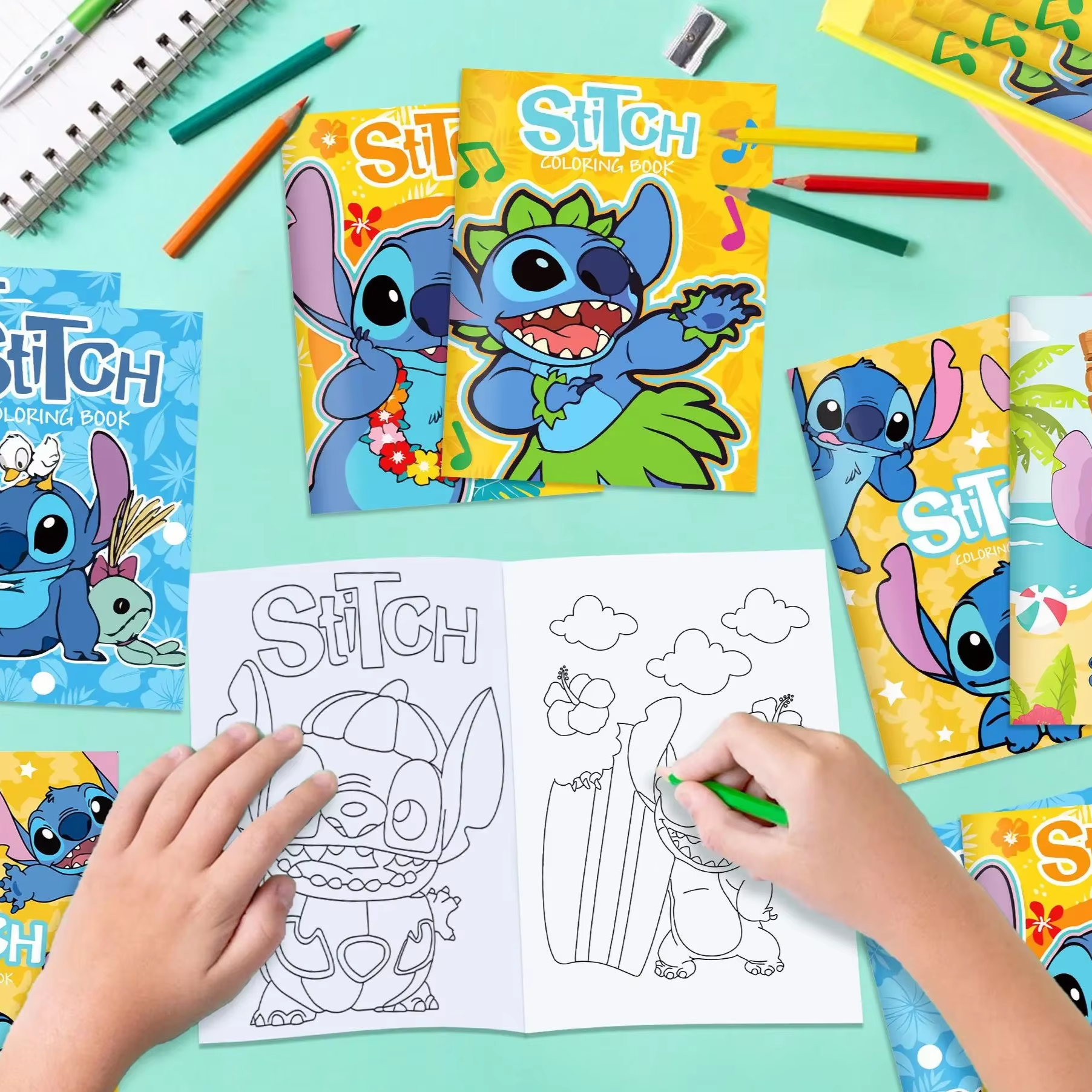 Livre Coloriage Stitch 3 Livres de coloriage de Stitch pour enfant