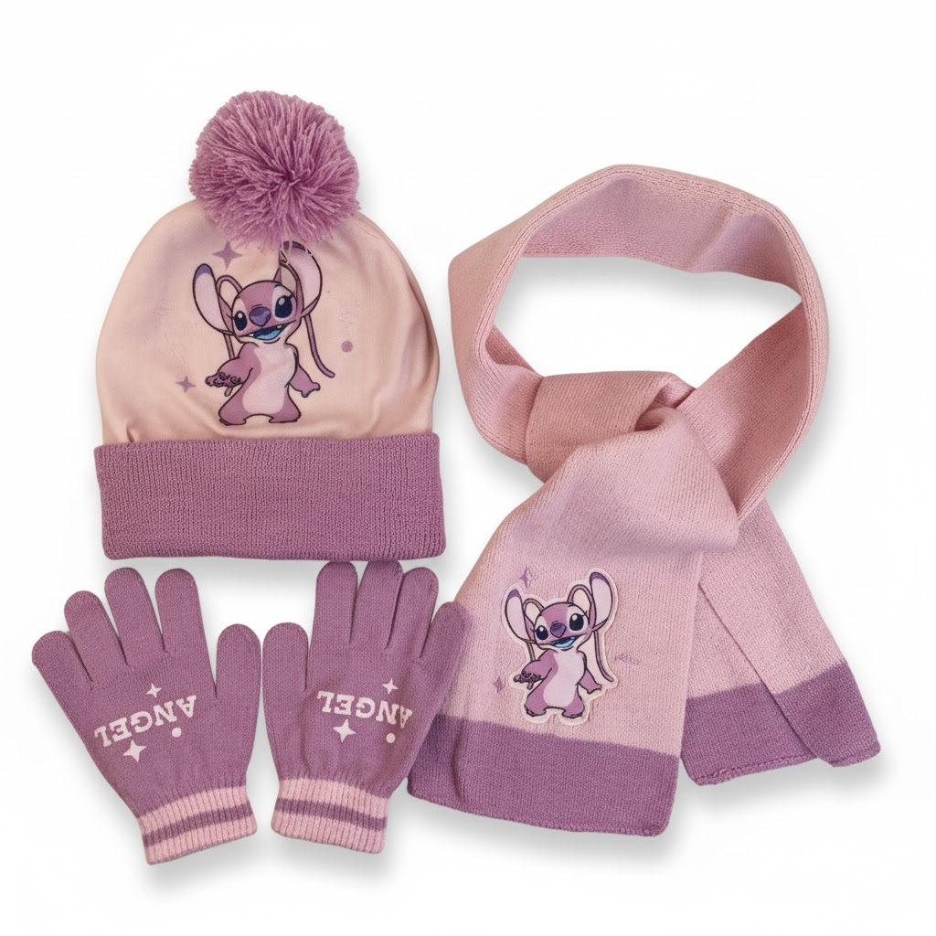 Bonnet Echarpe Stitch 4 Bonnet Echarpe Angel Rose