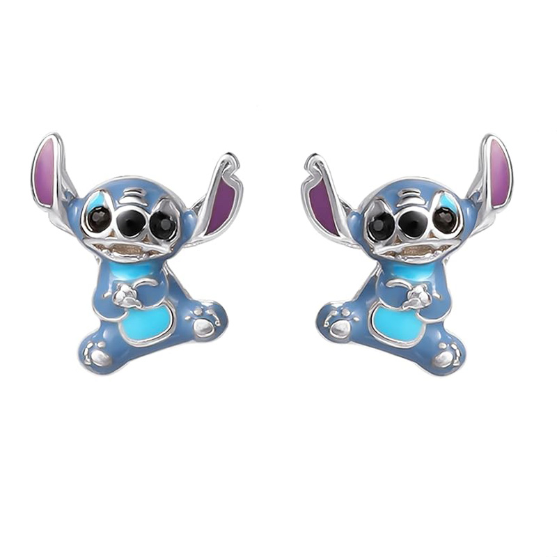 Boucle d'Oreille Stitch Clou 3 Boucle d'Oreille Stitch Clou