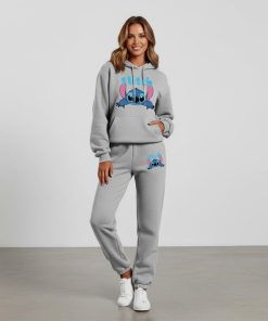 Ensemble Jogging gris Stitch Adulte