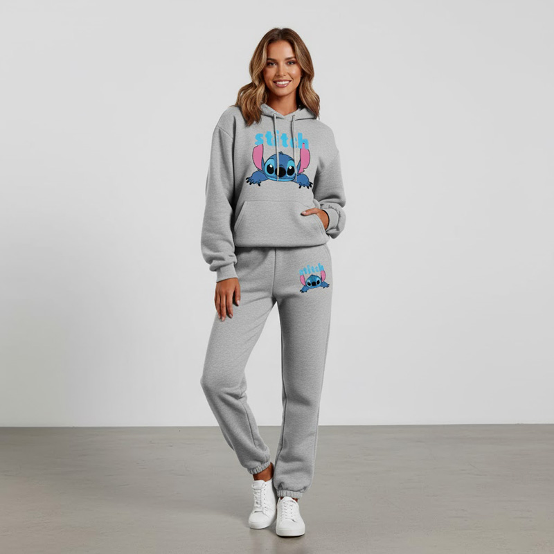 Jogging Stitch Adulte 4 Ensemble Jogging gris Stitch Adulte
