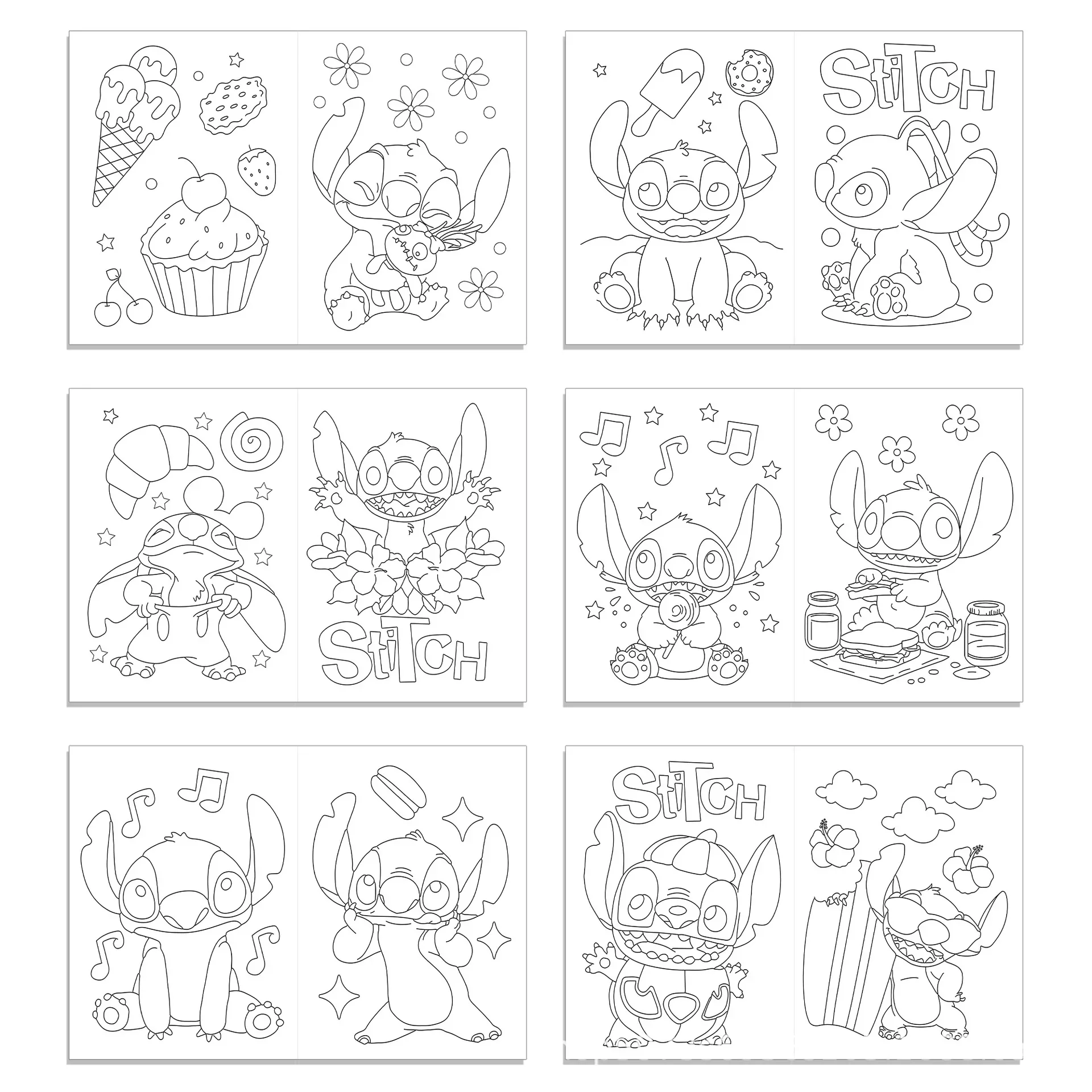 Livre Coloriage Stitch 9 coloriage stitch pour enfant