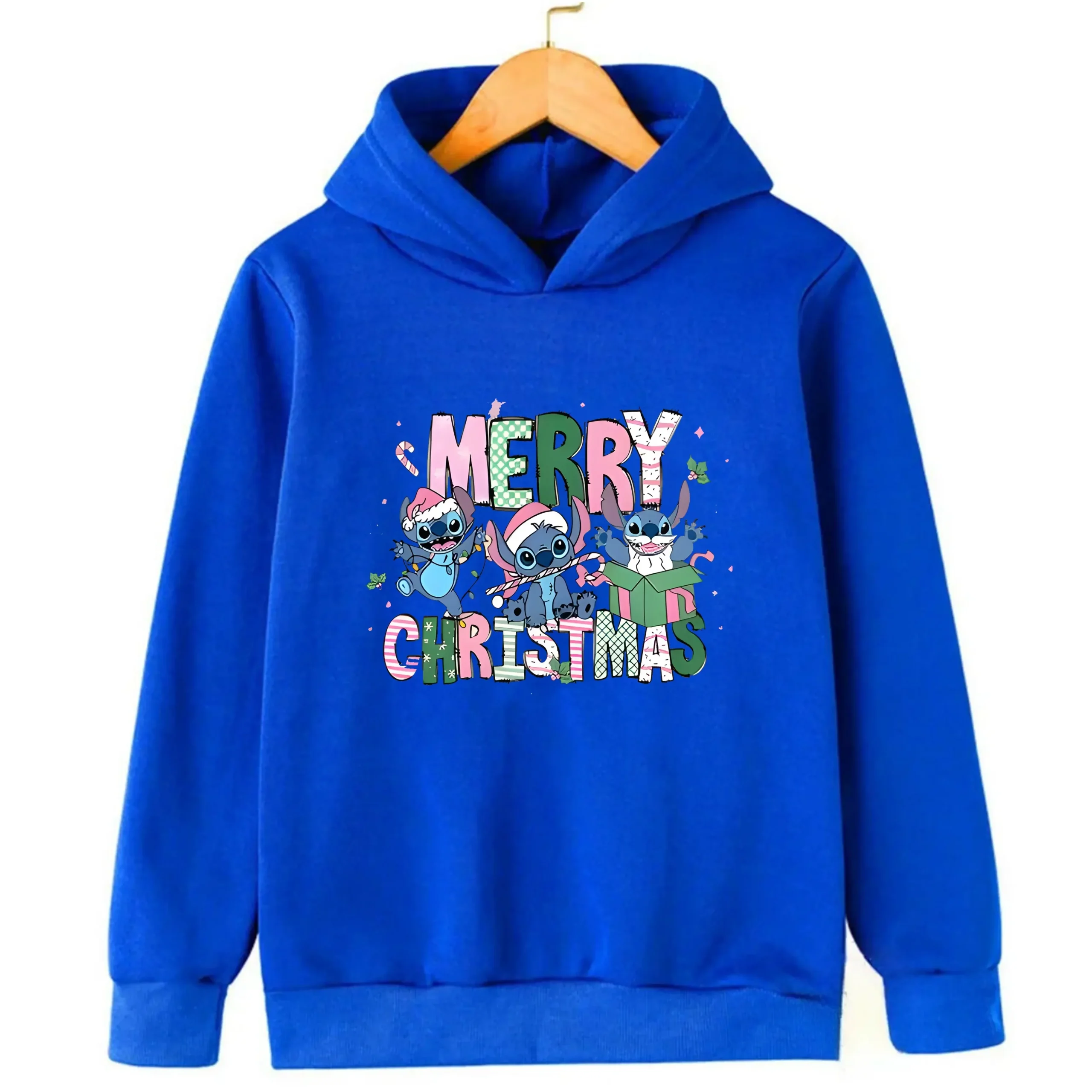 Sweat Noel Stitch Enfant 10 Sweat Noel bleu Stitch Enfant