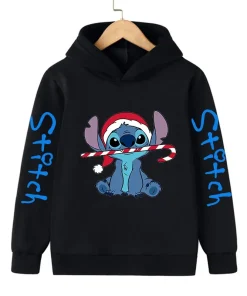 Sweat Noel Stitch 10 Sweat Noel Stitch sucre d'orge enfant