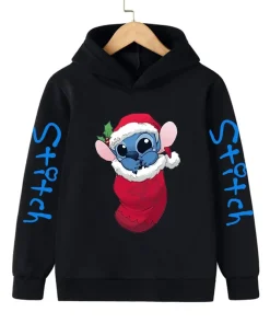 Sweat Noel Stitch 9 Sweat Noel Stitch chaussette de noel pour enfant