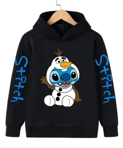 Sweat Noel Stitch 11 Sweat Noel Stitch et olaf noir