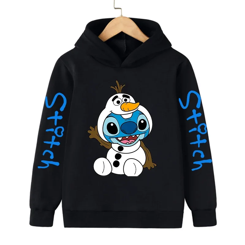 Sweat Noel Stitch 7 Sweat Noel Stitch et olaf noir