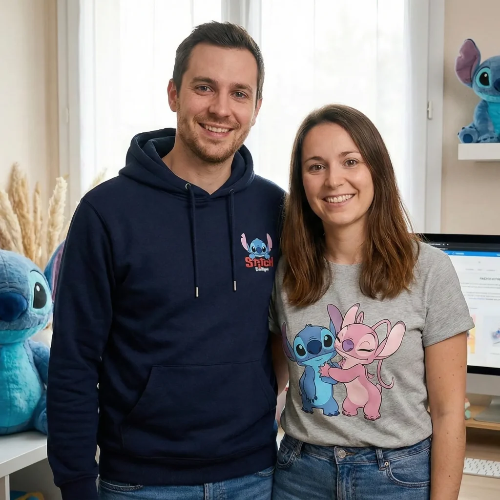 Cadeau stitch Thomas Sarah