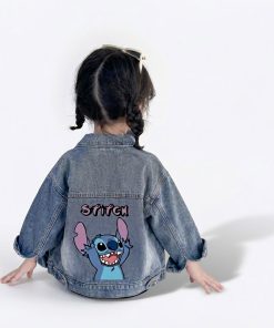 Veste en Jean Stitch Fille​ 8ans de dos